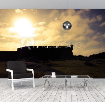 Picture of Beautiful sunset at Santa Teresa historic fort in Uruguay